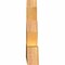 Ekena Millwork Saratoga Rough Sawn Timber Gable Bracket, Western Red Cedar, 48"W x 24"H x 4"D x 6"F, 12/12 Pitch GBW048X24X0406SAR00RWR - alternate 5